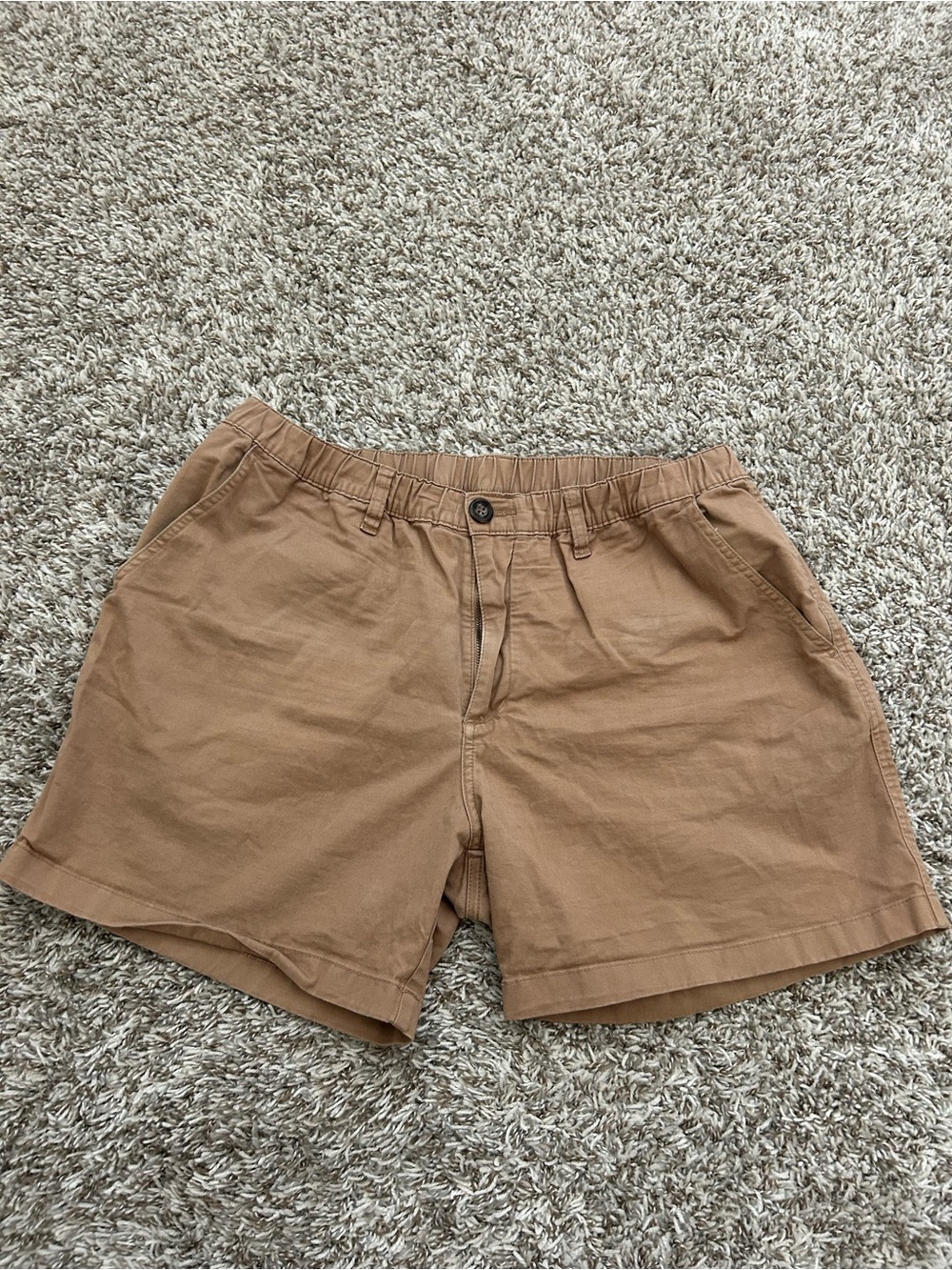Chubbies Shorts 5.5” Inseam Regular Fit Khakinators Brown Stretch Mens XL